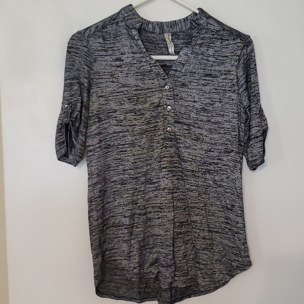 Heather Gray Blouse